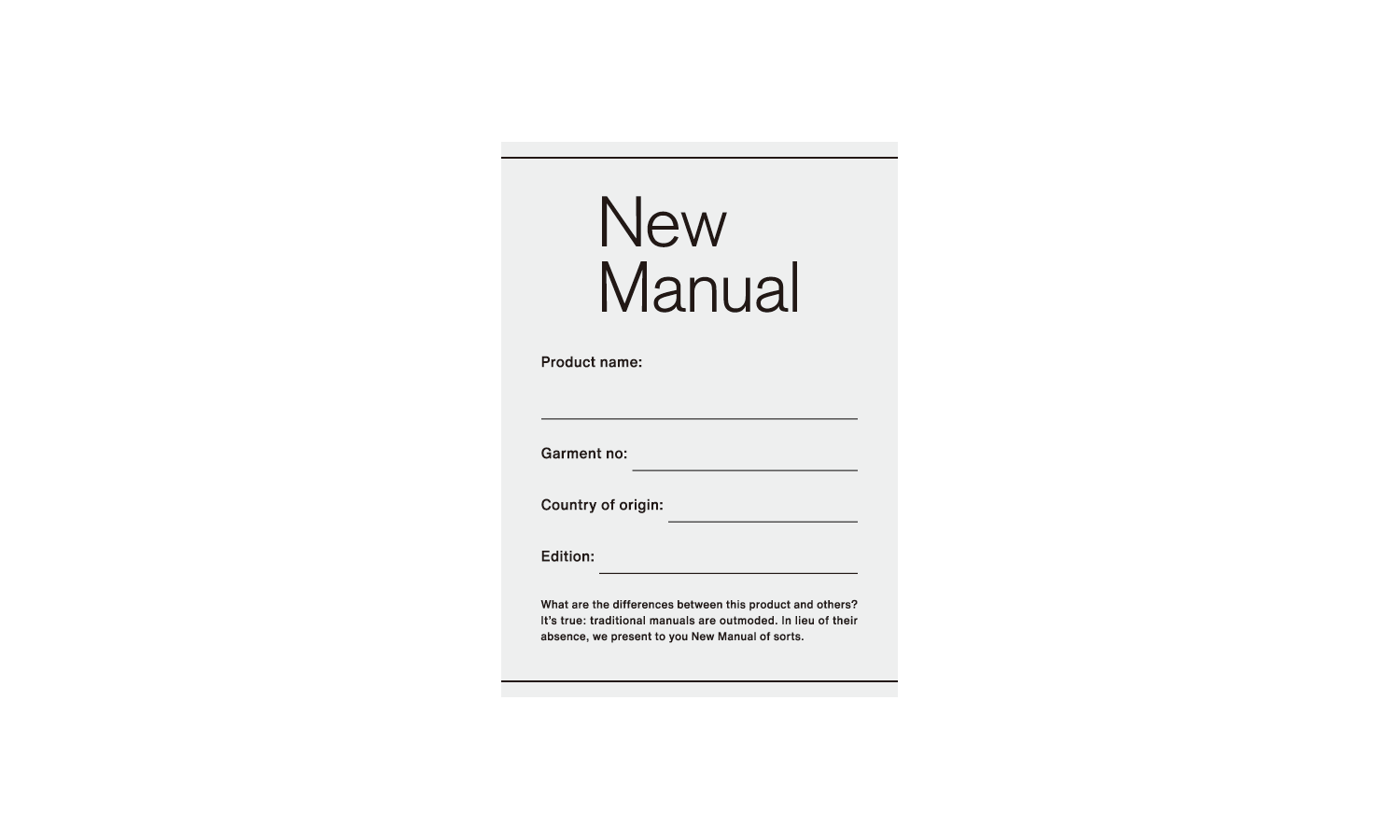 New Manual (ニューマニュアル)の商品一覧 | New Manual (ニュー