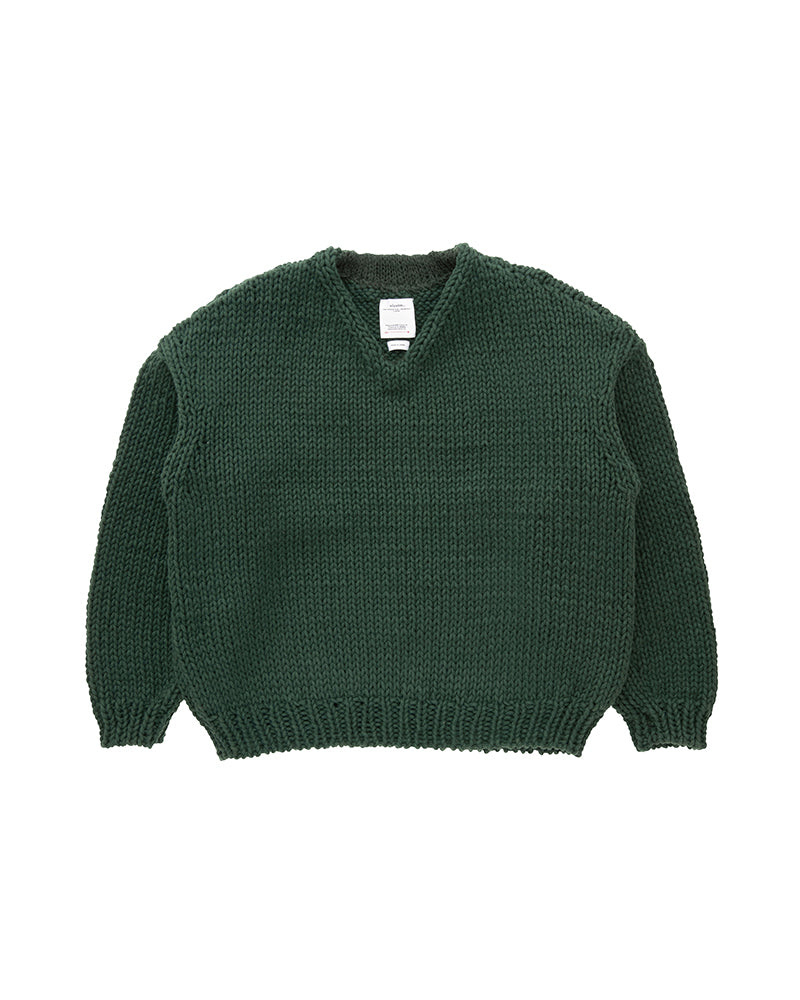 AMPLUS V-NECK HAND-KNIT