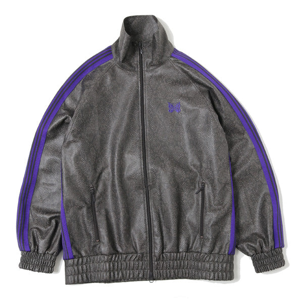 Track Jacket - Synthetic Leather / Python (GL222) | NEEDLES / ジャケット (MEN) |  NEEDLES正規取扱店DIVERSE