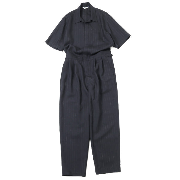 WOOL CUPRA LINEN CLOTH JUMPSUIT (A20ST03CL) | AURALEE / パンツ 