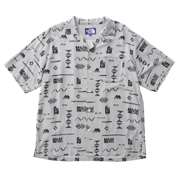 Geometric Print H/S Shirt (NT3923N) | THE NORTH FACE PURPLE LABEL 