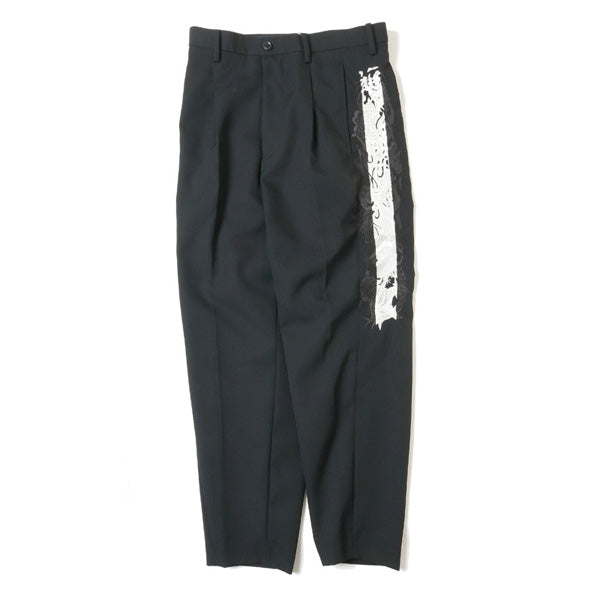 LINED CHAOS EMBROIDERY WIDE TAPERED TROUSERS (19AW13PT108) | doublet / パンツ  (MEN) | doublet正規取扱店DIVERSE