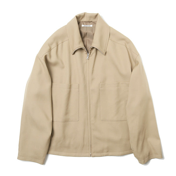 WOOL SERGE ZIP-UP BLOUSON (A9AS02WS) | AURALEE / ジャケット (MEN 