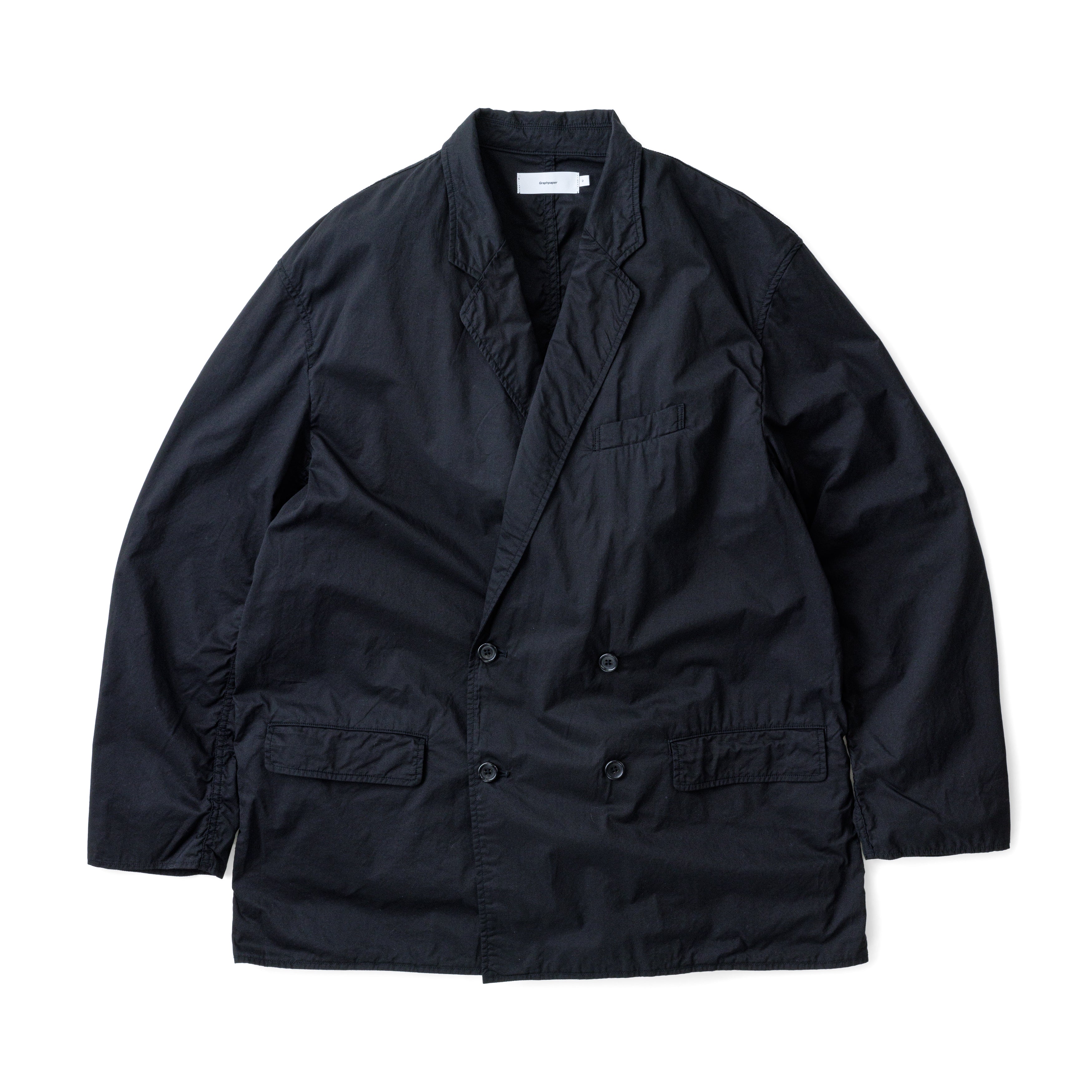 Graphpaper) Garment Dyed Typewriter Oversized Double Jacket (GM243-20088) |  Graphpaper / ジャケット (MEN) | Graphpaper正規取扱店DIVERSE