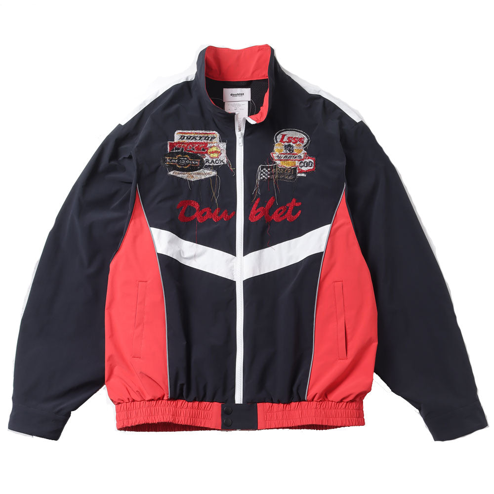doublet(ダブレット)A.I. PATCHES EMBRIDERY TRACK JACKET 