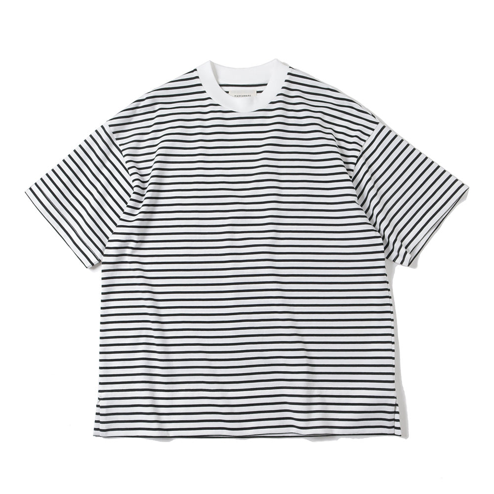 MARKAWARE(マーカウェア) - BOX Tee S/S ORGANIC COTTON BORDER (A23B