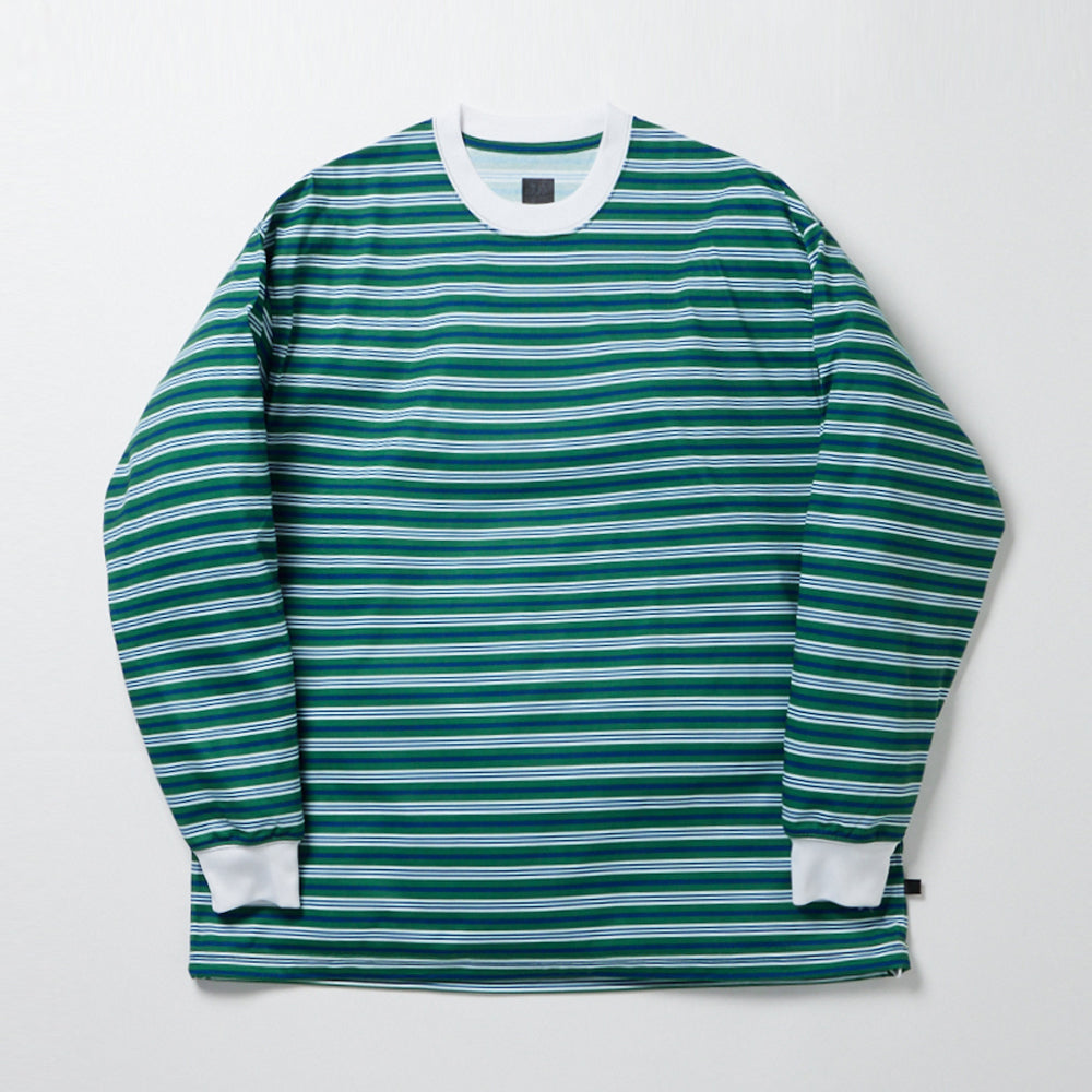 DAIWA PIER39 (ダイワピア39) TECH DRAWSTRING MULTI BORDER L/S TEE