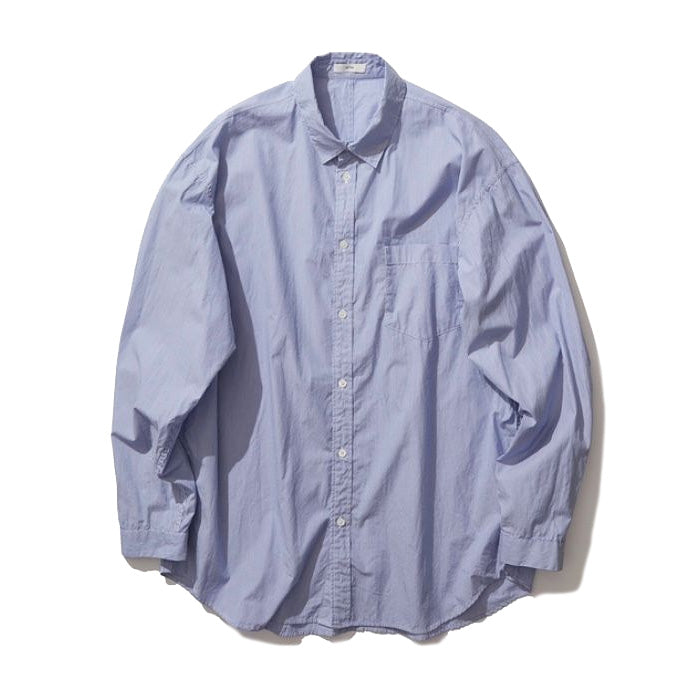 ATON) GIZA STRIPE WASHED SHIRT (BLAGCM1004) | ATON / シャツ (MEN