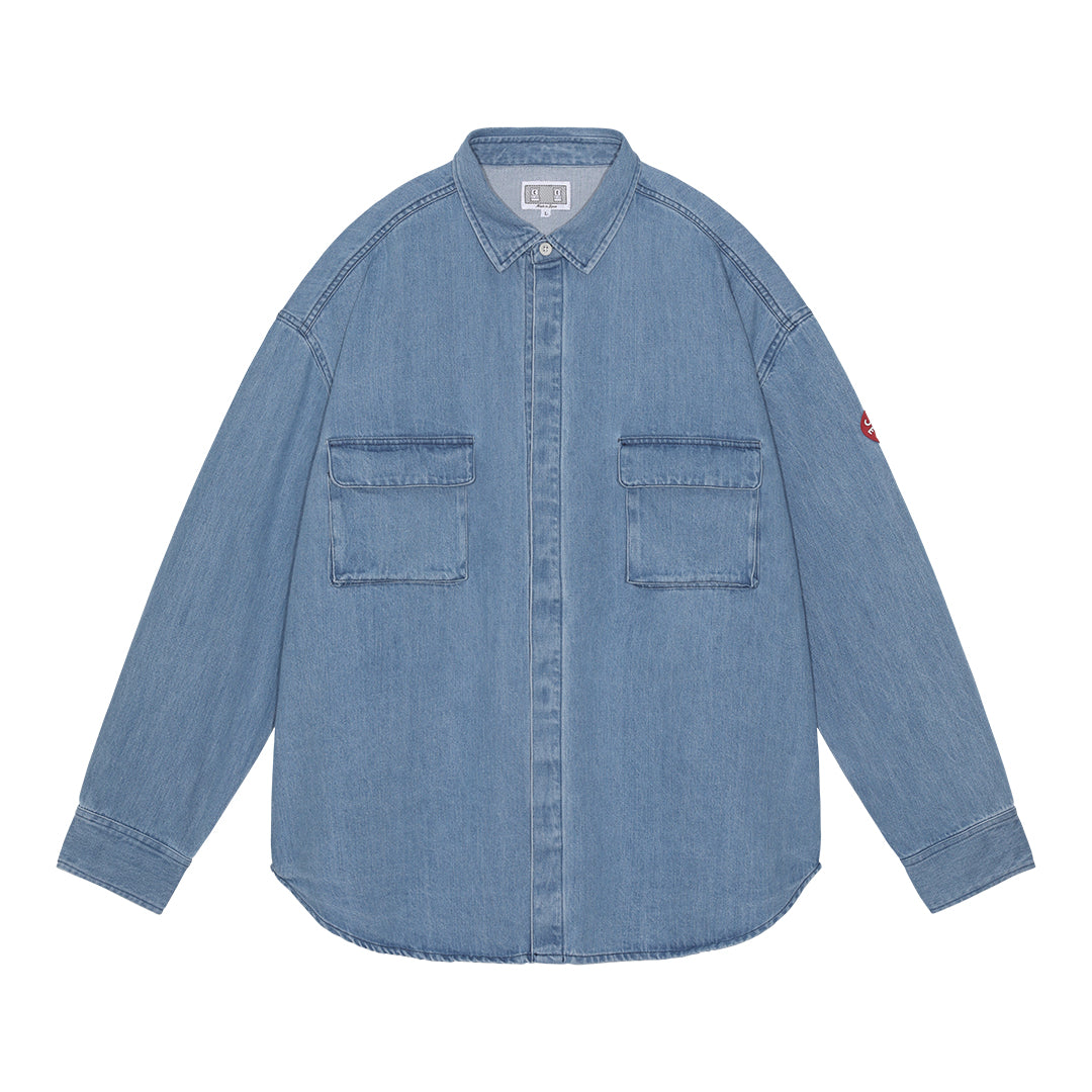 C.E (シーイー) BLEACHED DENIM BIG SHIRT CES26SH02 (CES26SH02) | C.E / シャツ (MEN)  | C.E正規取扱店DIVERSE