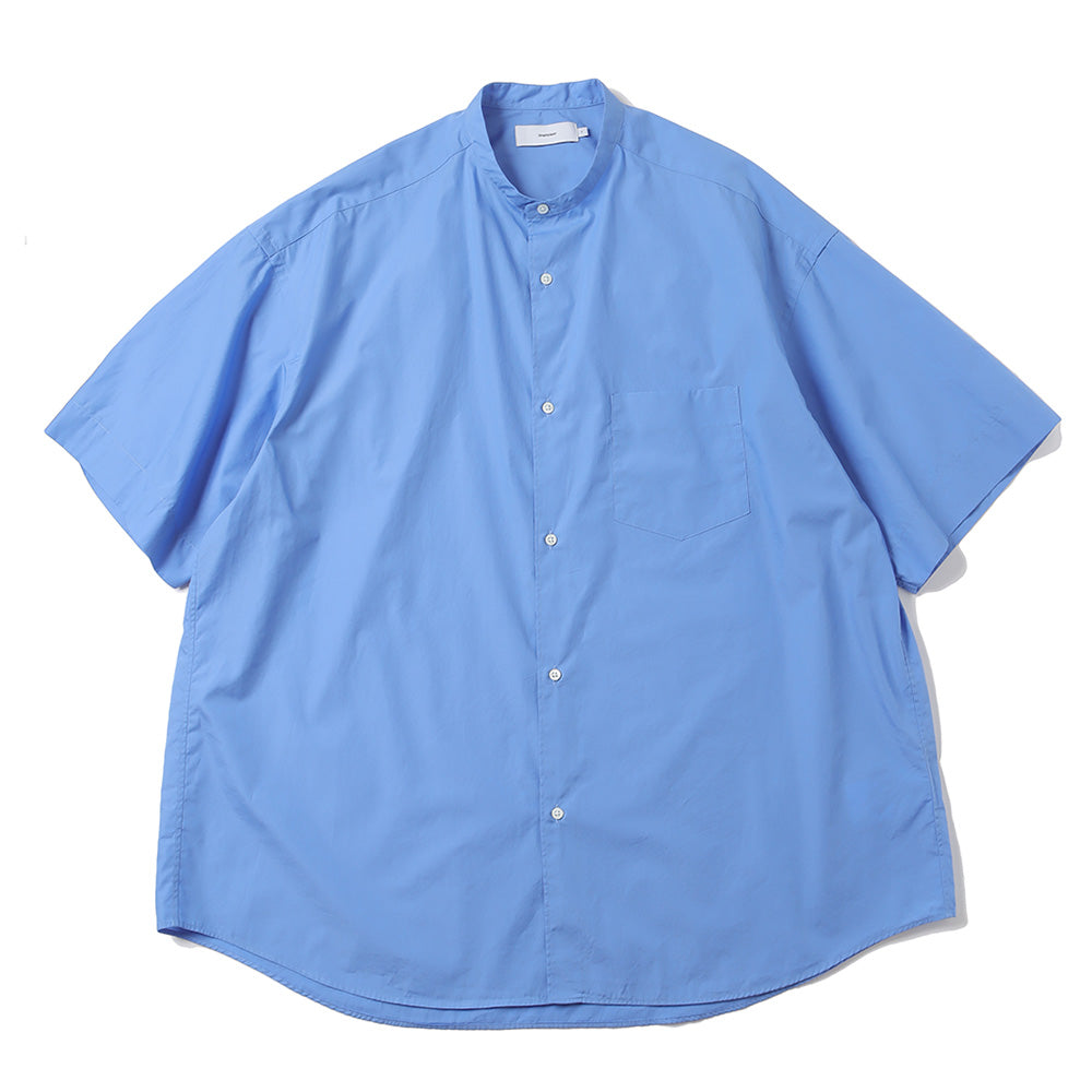 Graphpaper) Broad S/S Oversized Band Collar Shirt (GM241-50004B