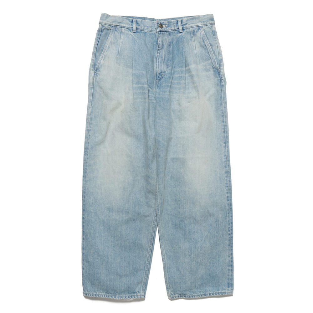 Graphpaper) Selvage Denim Two Tuck Pants(Lt. FADE) (GU241-40188LB) |  Graphpaper / パンツ (MEN) | Graphpaper正規取扱店DIVERSE