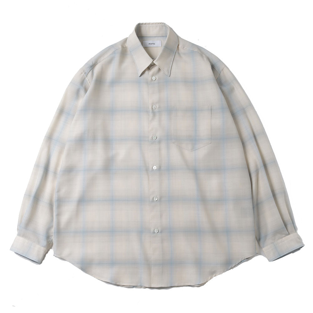 CHECK SHIRT WOOL x RECYCLE POLYESTER VIYELLA (M24A-12SH01C