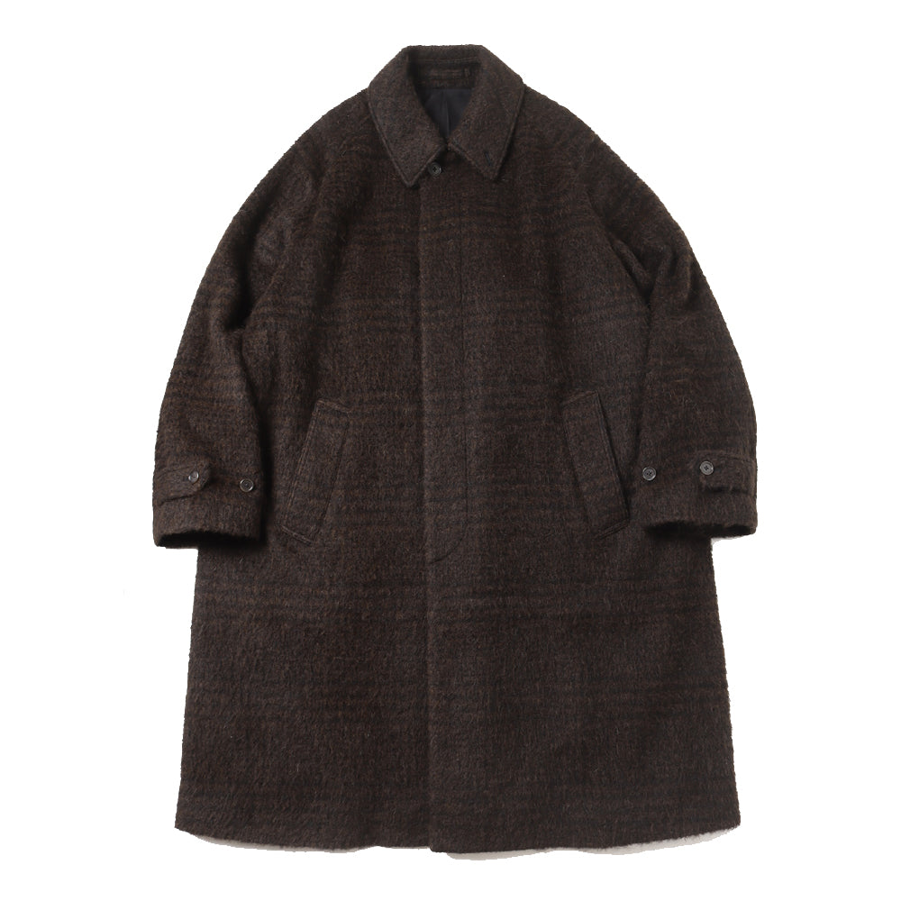 MARKAWARE - ALPACA WALK ABOUT COAT SHAGGY PLAID (A24C-16CO01C) | MARKAWARE  / Jacket (MEN) | MARKAWAREAuthorized DealerDIVERSE