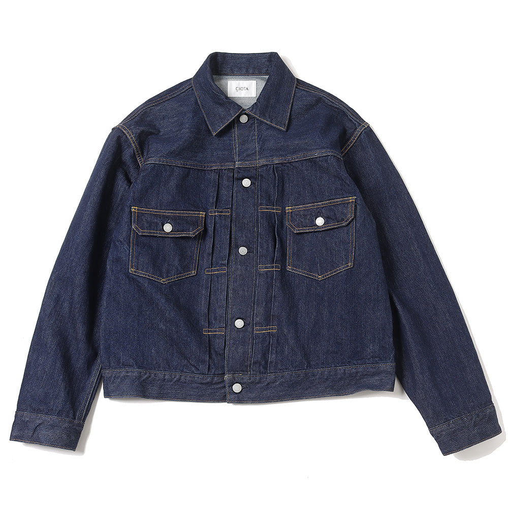 CIOTA) Double Pocket Denim Jacket(ONE WASH) (JKLM-202-PIW) | CIOTA / ジャケット  (MEN) | CIOTA正規取扱店DIVERSE