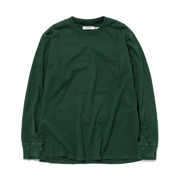 nonnative (ノンネイティブ) DWELLER L/S TEE COTTON JERSEY OVERDYED