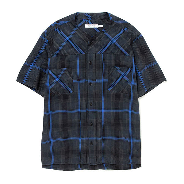 nonnative (ノンネイティブ) TRUCKER S/S SHIRT C/P TWILL OMBRE PLAID