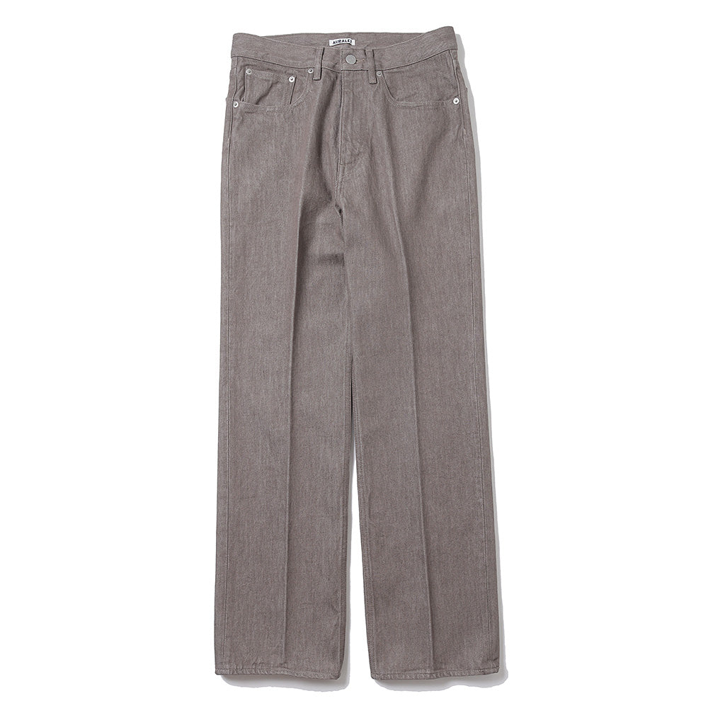 AURALEE(オーラリー)】HARD TWIST BROWN DENIM 5P PANTS (A23AP01MD) | AURALEE / パンツ  (MEN) | AURALEE正規取扱店DIVERSE