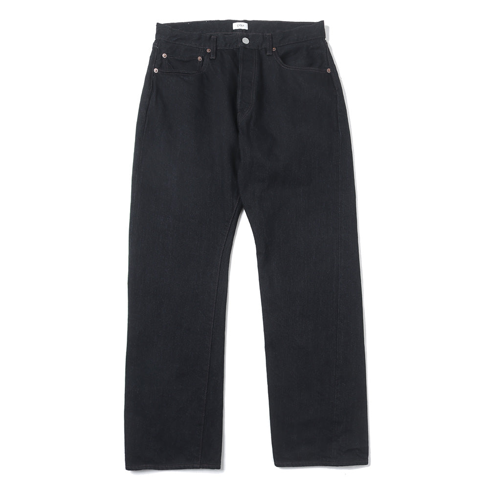 CIOTA) Straight 5 Pocket Pants/Black（One Wash） (PTLM-21STB-BKW