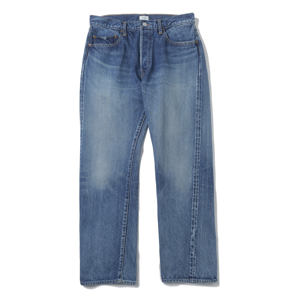 CIOTA) Straight 5 Pocket Pants/Medium Dark Blue Damage (PTLM-21STB ...
