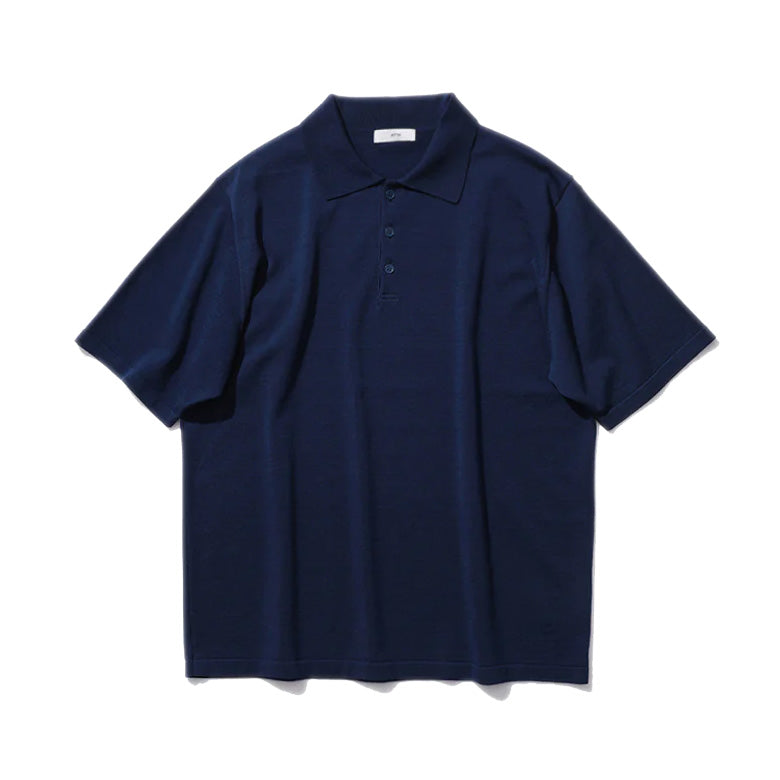 ATON) FRESCA KNIT POLO SWEATER (KRAGSM0401) | ATON / シャツ (MEN) | ATON 正規取扱店DIVERSE