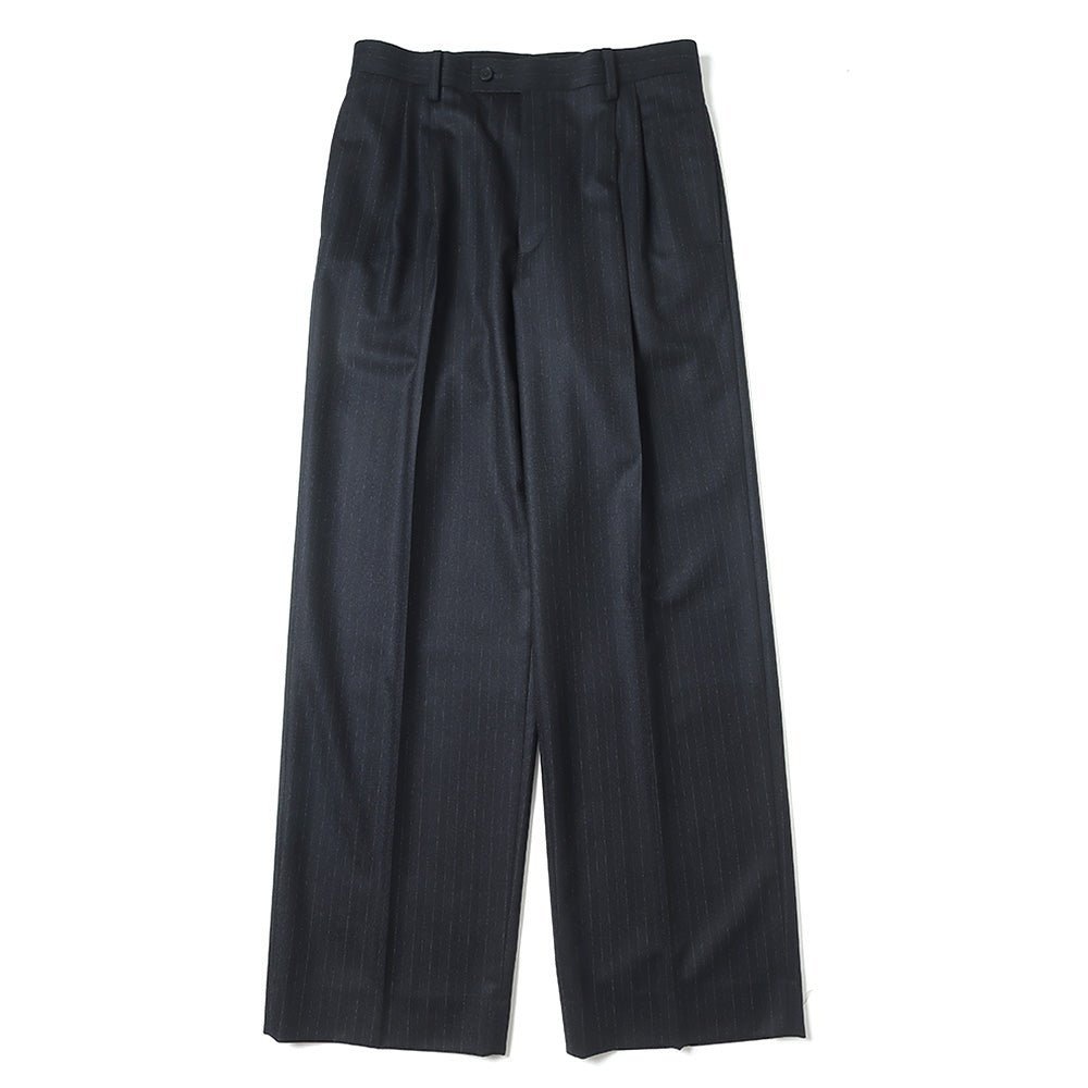 AURALEE(オーラリー)WOOL FULLING FLANNEL STRIPE SLACKS A24AP02HC (A24AP02HC) |  AURALEE / パンツ (MEN) | AURALEE正規取扱店DIVERSE