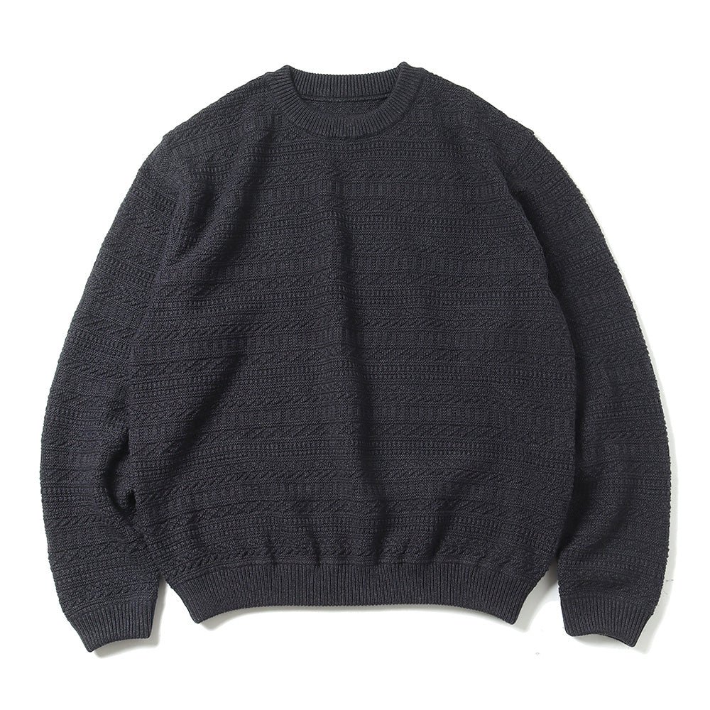 crepuscule(クレプスキュール)Fair Isle Links Knit (2403-005) | crepuscule / トップス  (MEN) | crepuscule正規取扱店DIVERSE