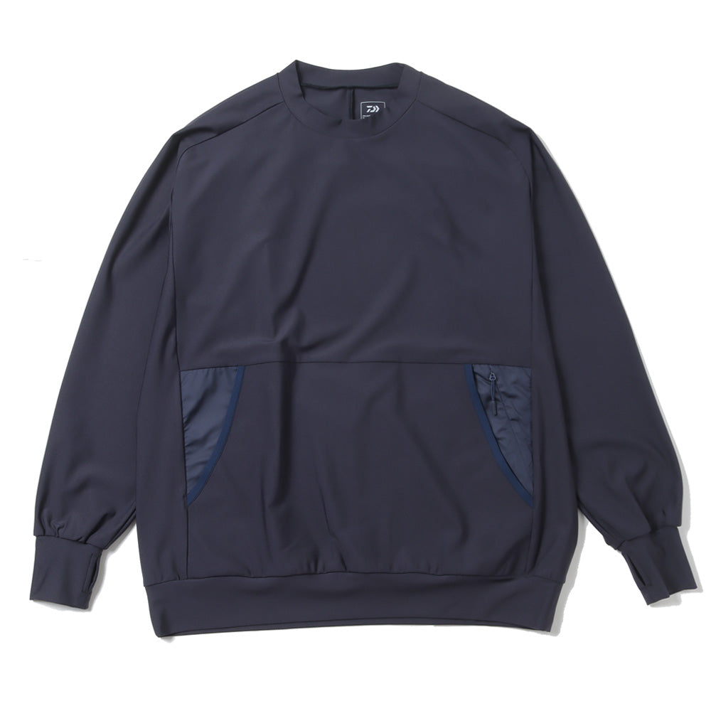 SEE SEE】nylon crew (L) dark navy-