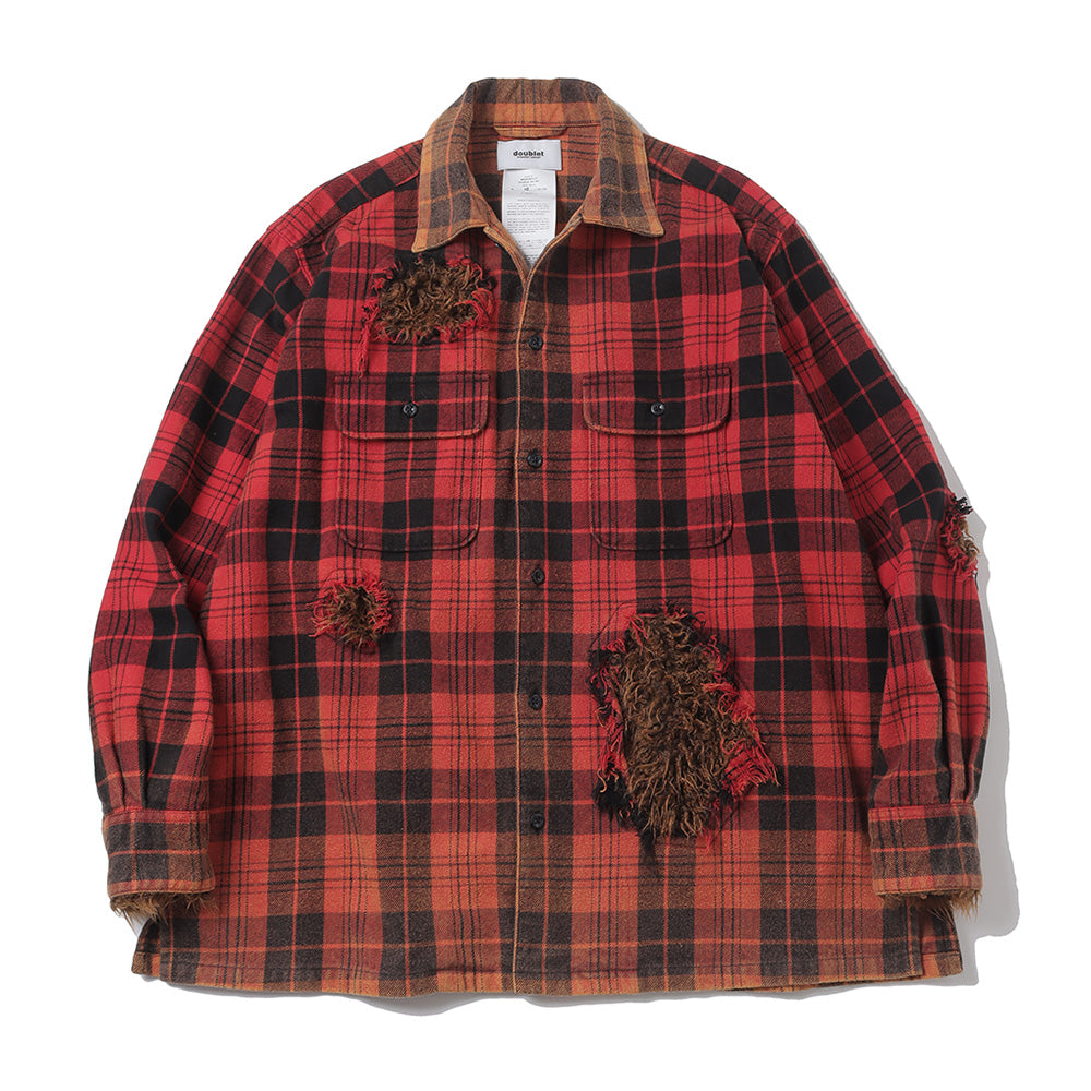 doublet(ダブレット)WEREWOLF CHECK SHIRT (23AW11SH132) | doublet / シャツ (MEN) |  doublet正規取扱店DIVERSE