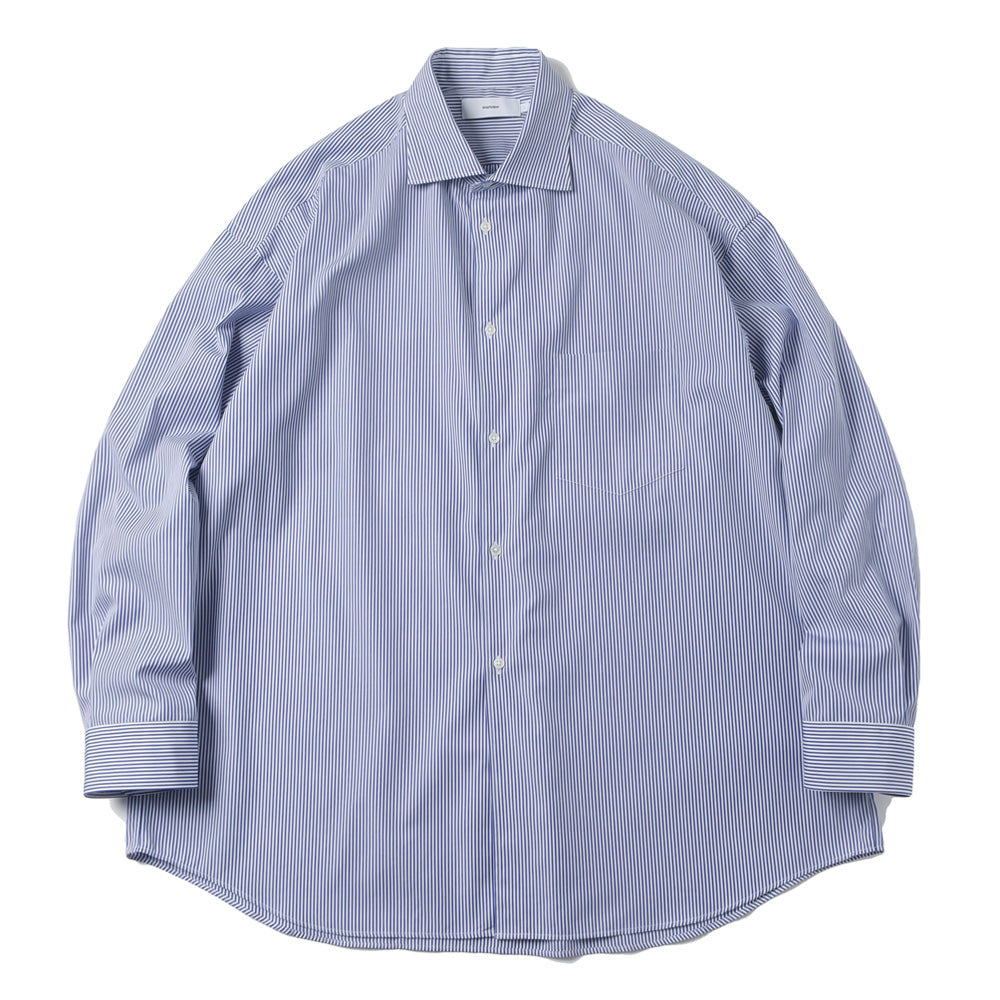Graphpaper) High Count Wide Spread Collar Shirt (GM241-50032STB