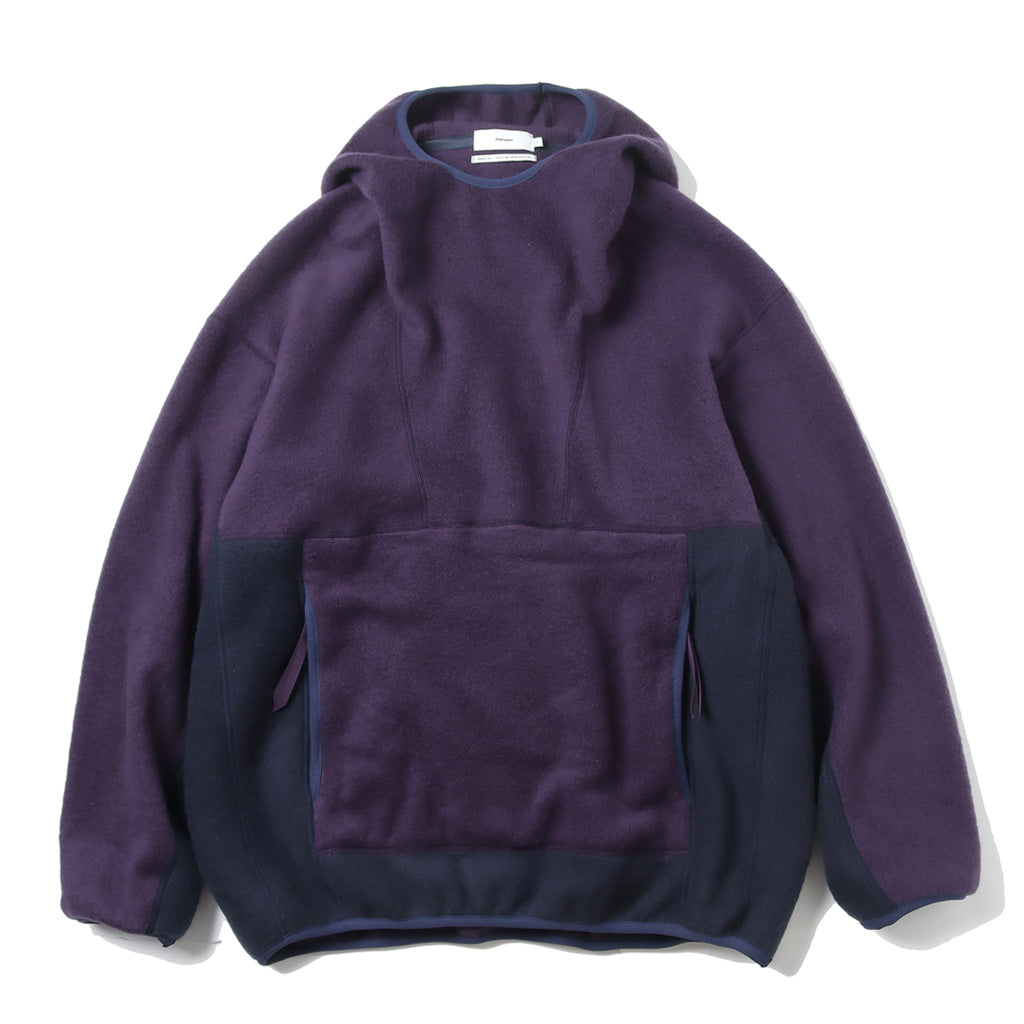 Graphpaper) Wool Fleece Hoodie (GU233-70164) | Graphpaper