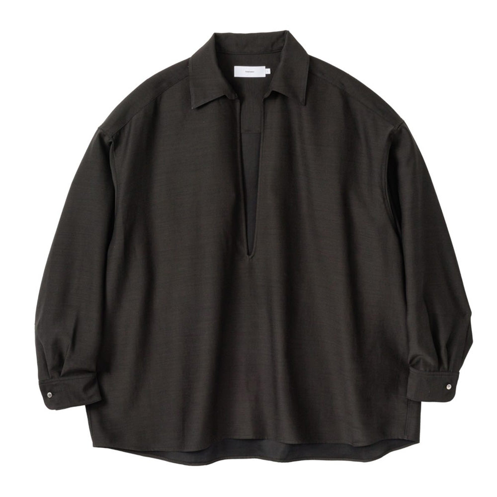 Graphpaper (グラフペーパー) Wool Cupro Skipper Shirt GU241-50075