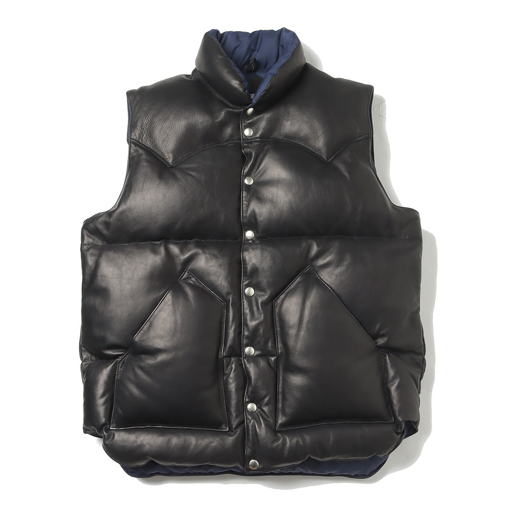 KAPTAIN SUNSHINE (キャプテン サンシャイン) Leather Down Vest KSRM01 (KSRM01) | KAPTAIN  SUNSHINE / ジャケット (MEN) | KAPTAIN SUNSHINE正規取扱店DIVERSE