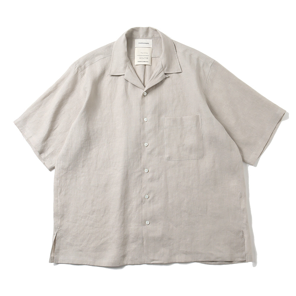 MARKAWARE(マーカウェア) - OPEN COLLAR SHIRT S/S HEMP (A23B-07SH01B