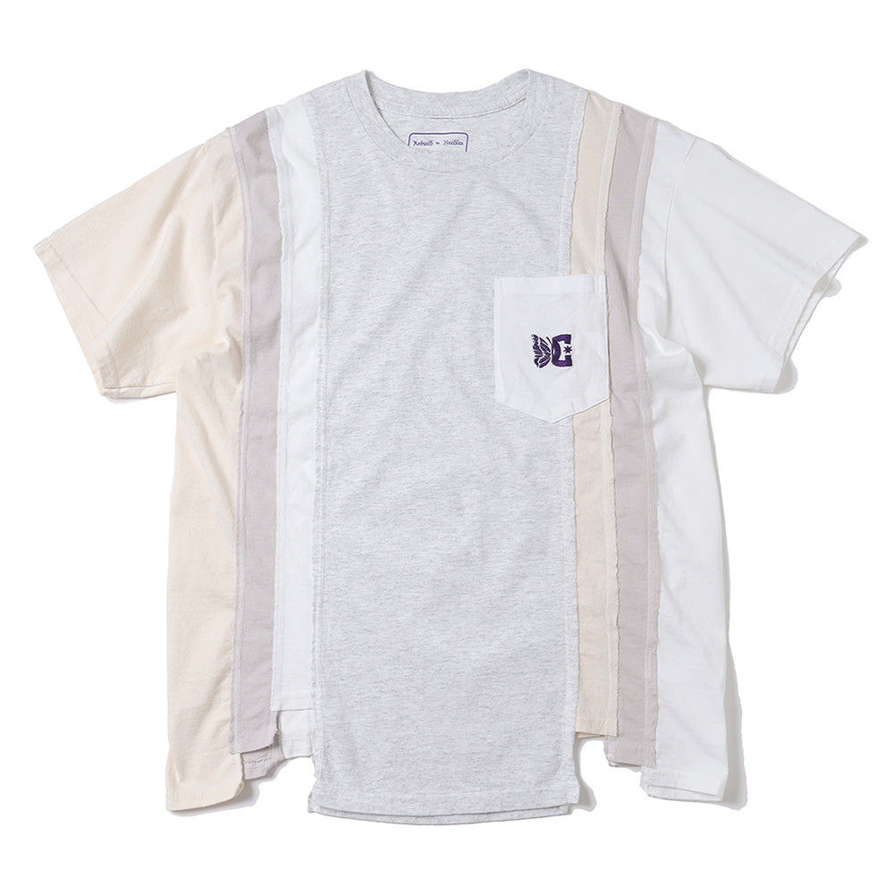 NEEDLES×DC SHOES 7 Cuts S/S Tee - Solid / Fade (MR612 IVORY / L-A
