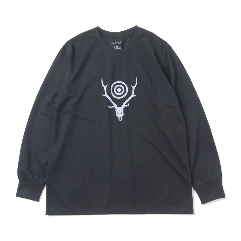 South2 West8 L/S Crew Neck Tee - Skull&Target NS842 (NS842