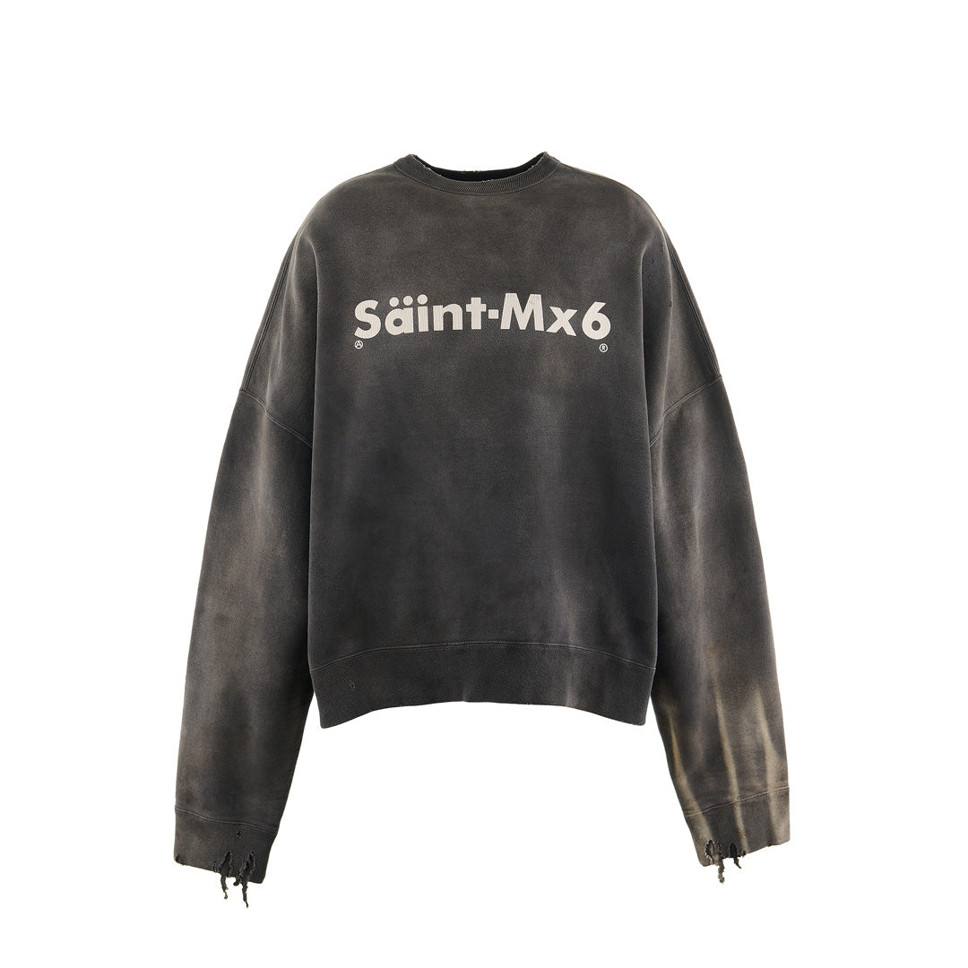 Saint Mxxxxxx (Saint Michael) CREW SWEAT CHAOS SM-YS1-0000-034  (SM-YS1-0000-034) | SAINT Mxxxxxx / Cut and Sew (MEN) | SAINT  MxxxxxxAuthorized DealerDIVERSE