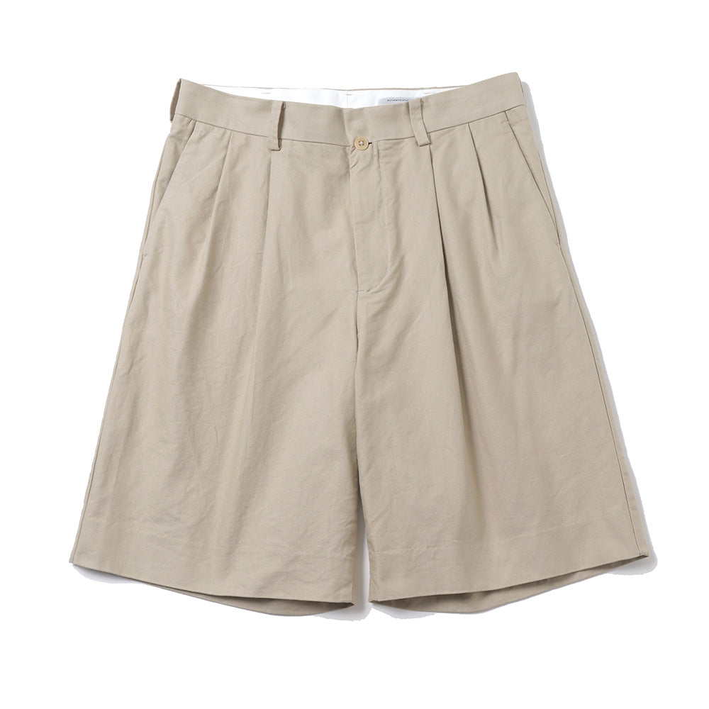 YAECA(ヤエカ)】13643 two tuck shorts (13643) | YAECA / ショート