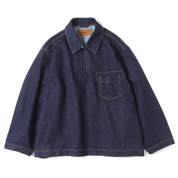 Pullover Work Denim Jacket (M231-0104) | MATSUFUJI