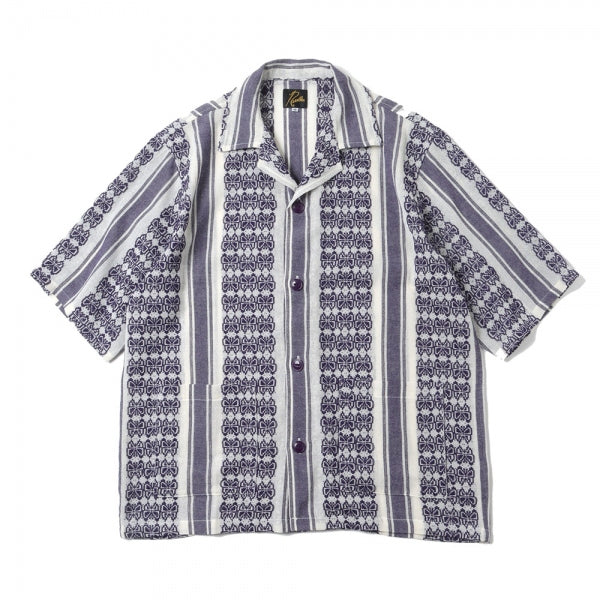 Cabana Shirt - Papillon Stripe Dobby Jq. (MR242) | NEEDLES