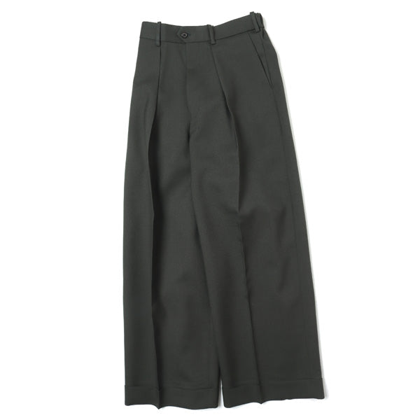 PLEATED WIDE TROUSERS ORGANIC WOOL HEAVY TROPICAL (A22A-04PT02C) | MARKAWARE  / パンツ (MEN) | MARKAWARE正規取扱店DIVERSE