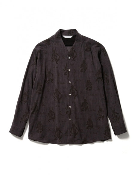 MAYOKE WA-NECK BIG L/S SHIRT (21SS-SY9-001) | Sasquatchfabrix