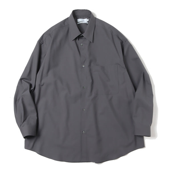 Fine Wool Tropical Oversized Regular Collar Shirt (GM221-50197) |  Graphpaper / Shirt (MEN) | GraphpaperAuthorized DealerDIVERSE