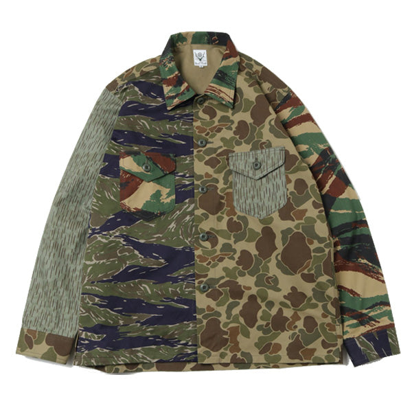 Smokey Shirt - Crazy Camo (IN810) | South2 West8 / シャツ (MEN