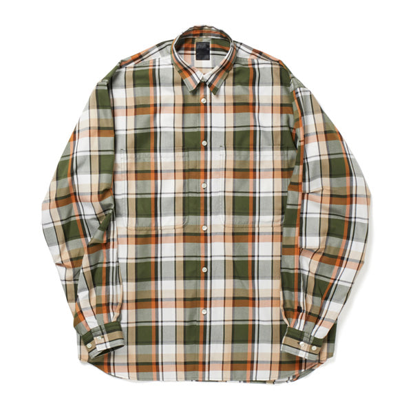 Tech Work Shirts Flannel Plaids (BE-88022) | DAIWA PIER39 / シャツ 