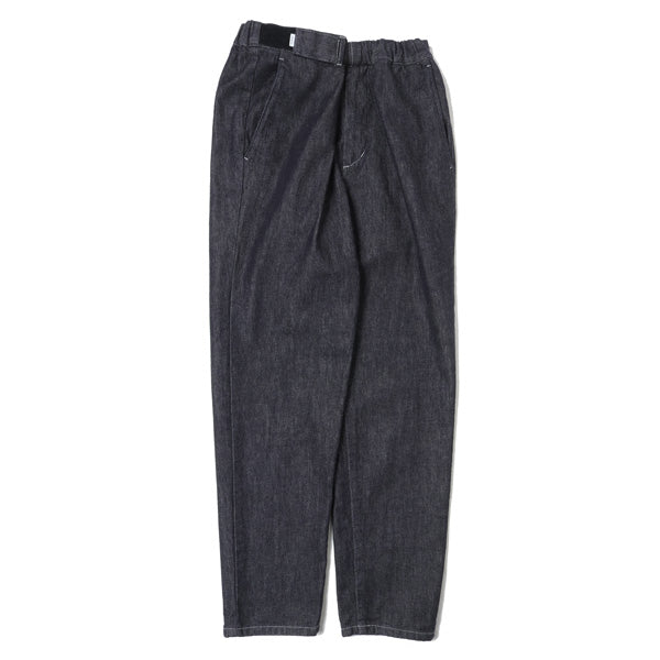 color fast denim slim chef pants - デニム