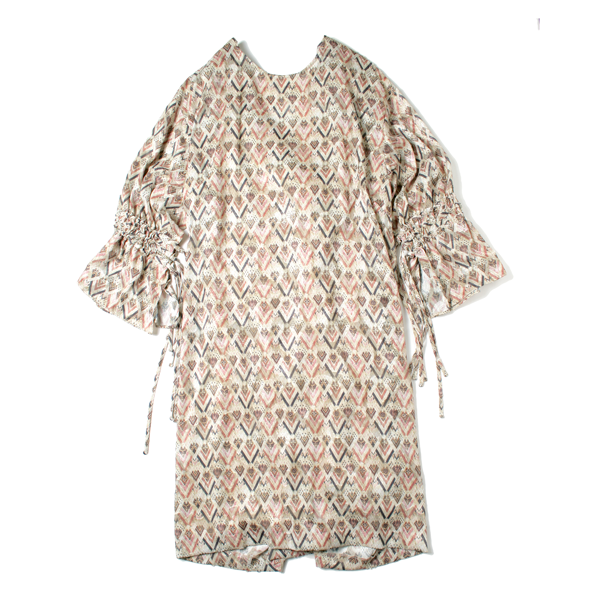 Back twist dress (Loretto) (MLS18610-A) | muller of yoshiokubo