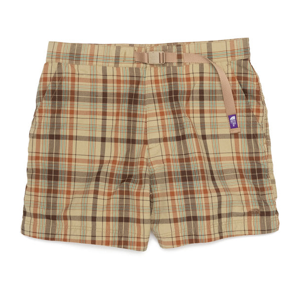 Madras Field Shorts (NT4101N) | THE NORTH FACE PURPLE LABEL 