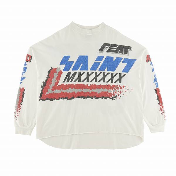 LS TEE / MOTO / WHITE (SM-S22-0000-034) | Saint Mxxxxxx