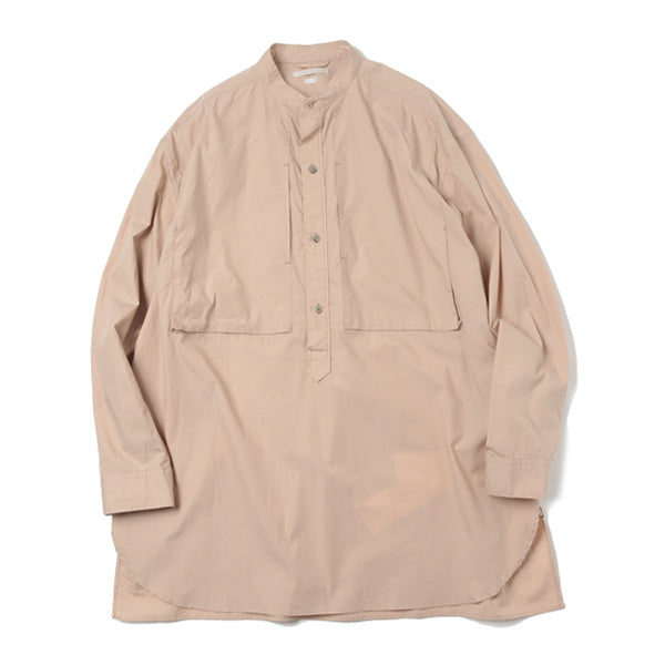 High Count Chambray Pullover Washed Shirt (BHS22S014) | blurhms