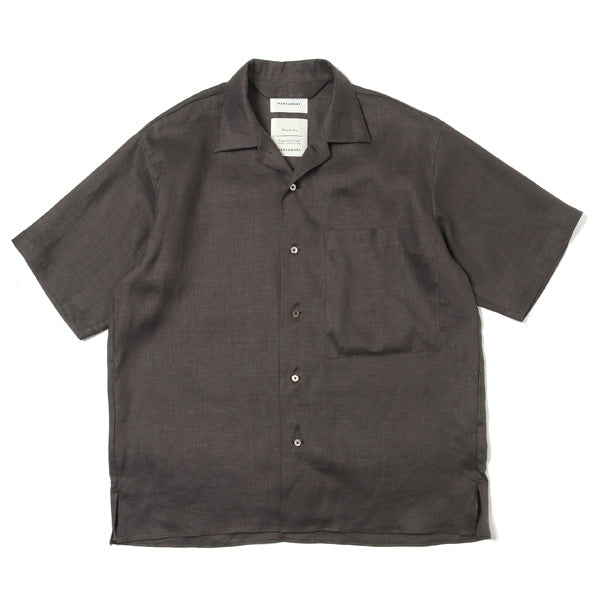 OPEN COLLAR SHIRT HEMP SHIRTING (A21B-05SH01) | MARKAWARE / シャツ